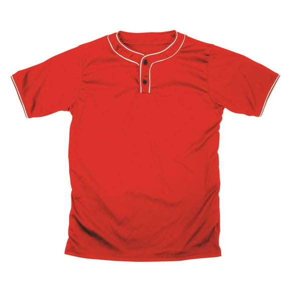 TWO-BUTTON,MOISTURE MGMT-YOUTH-RED/WH-S