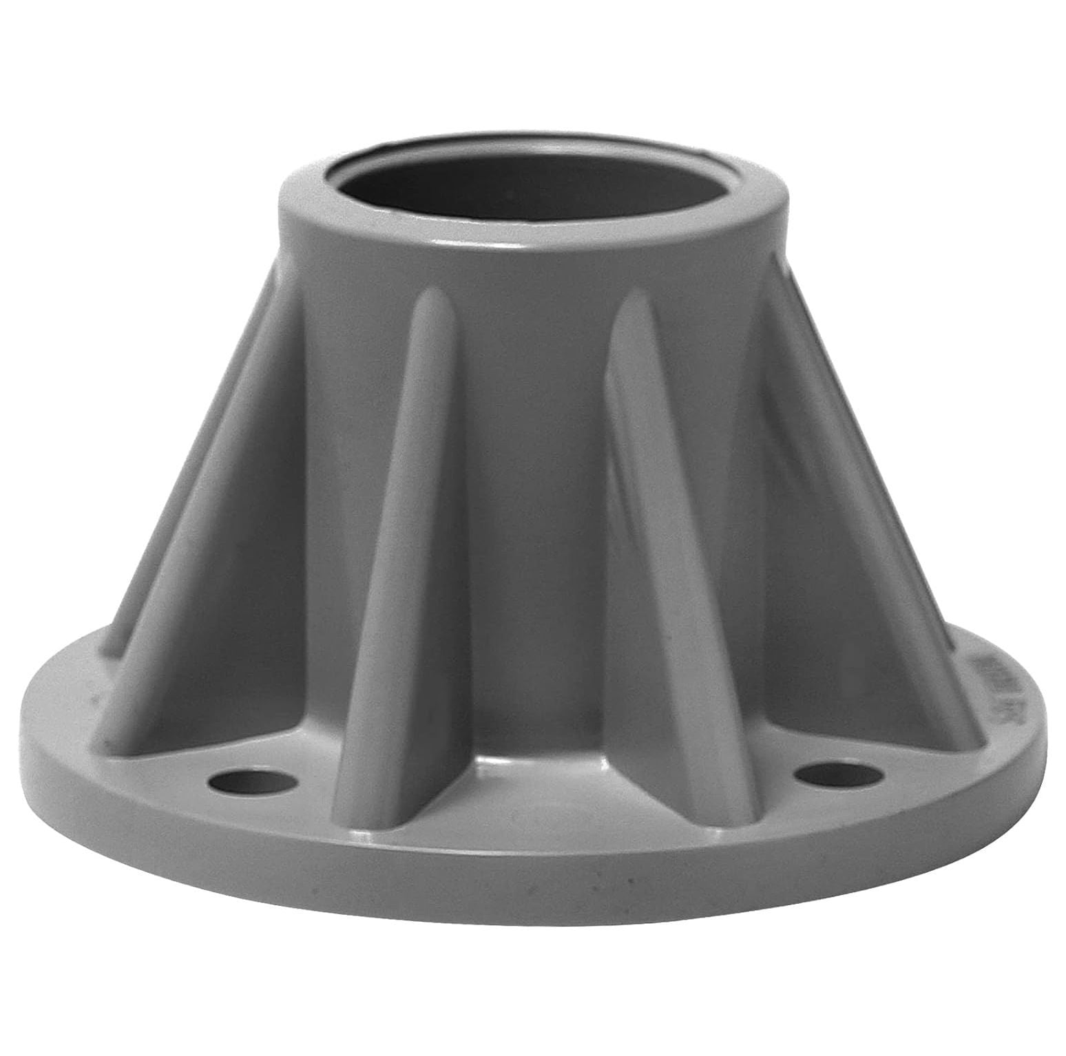 TWO CYQUIO 3" Graphite Gray SurfaceMount Bases for Pool Ladders (SB3