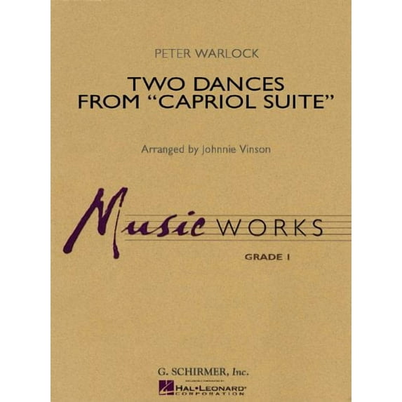 TWO DANCES FROM CAPRIOL SUITE GRADE 1 CONCERT BAND SCORE ONLY