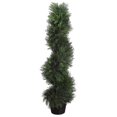 thumbnail image 1 of TWO Pre-potted 3' Spiral Pond Cypress Artificial Outdoor Indoor Topiary Trees, 1 of 2