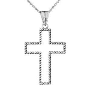 Sterling silver cross pendant only deals