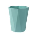 thumbnail image 1 of TWOCOOL 2025 Latest Polygon Small Can - Durable and Easy to Clean Garbage Can - Wastebasket for Bathroom Bedroom Kitchen Laundry Room Offices Kids Rooms - Green/9.45in, 1 of 5