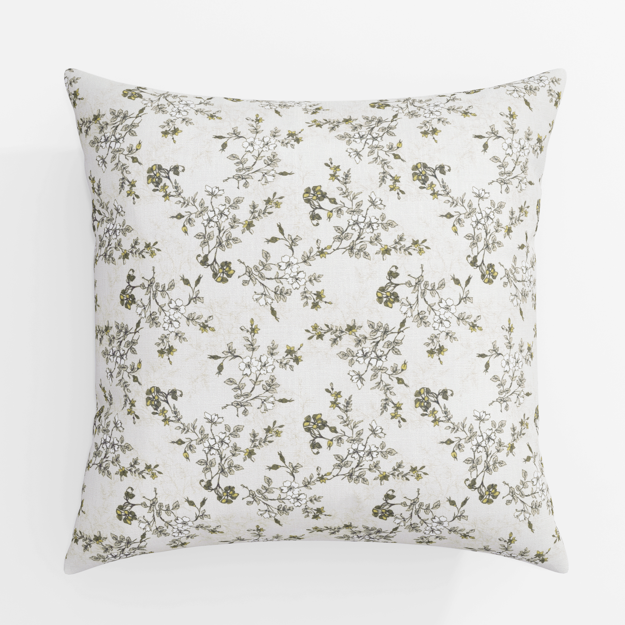 TWOPAGES 12"x20" Print Linen Blend Pillow Cover Pillow Cases Couch Pillows, Set of 1, White