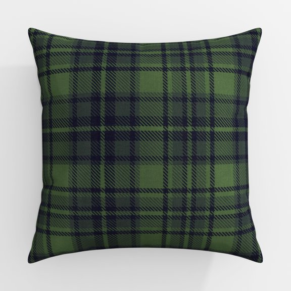 TWOPAGES 20"x20" Print Linen Blend Pillow Cover Pillow Cases Couch Pillows, Set of 1, Evergreen