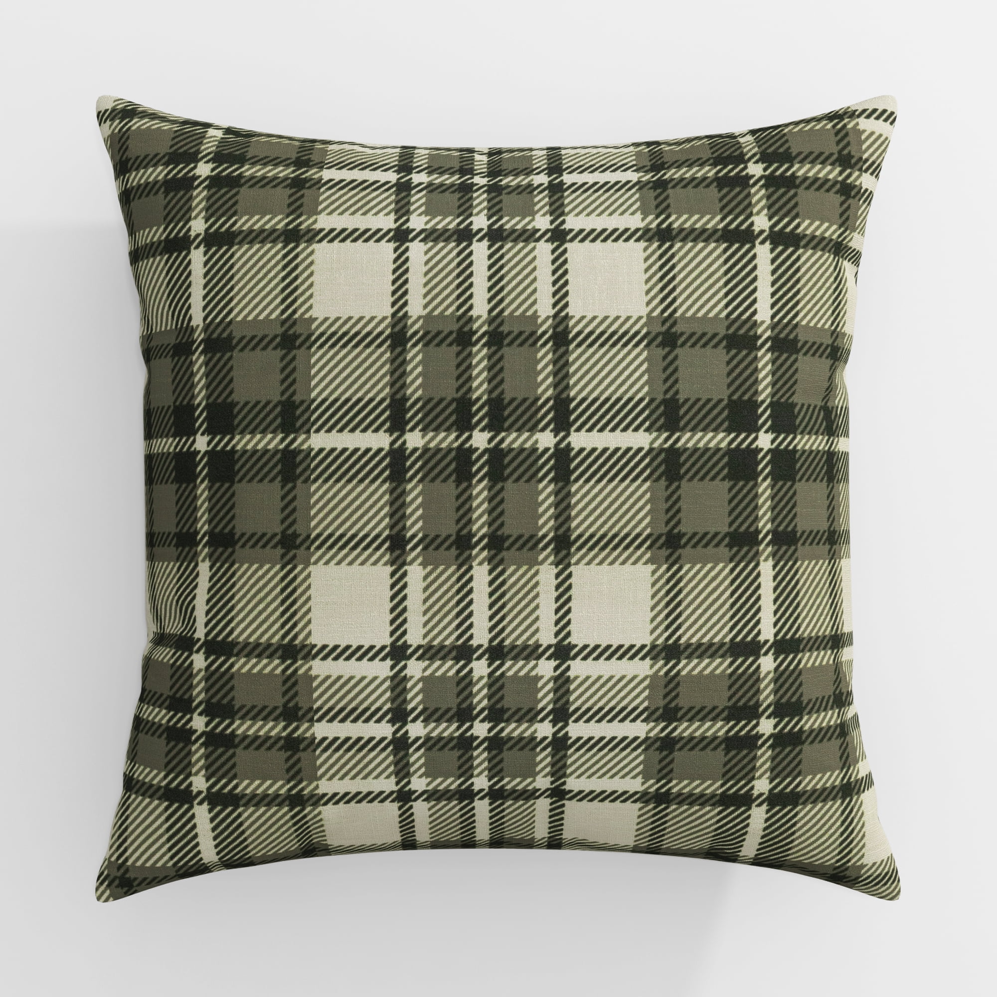 TWOPAGES 20"x20" Print Linen Blend Pillow Cover Pillow Cases Couch Pillows, Set of 1, Latte