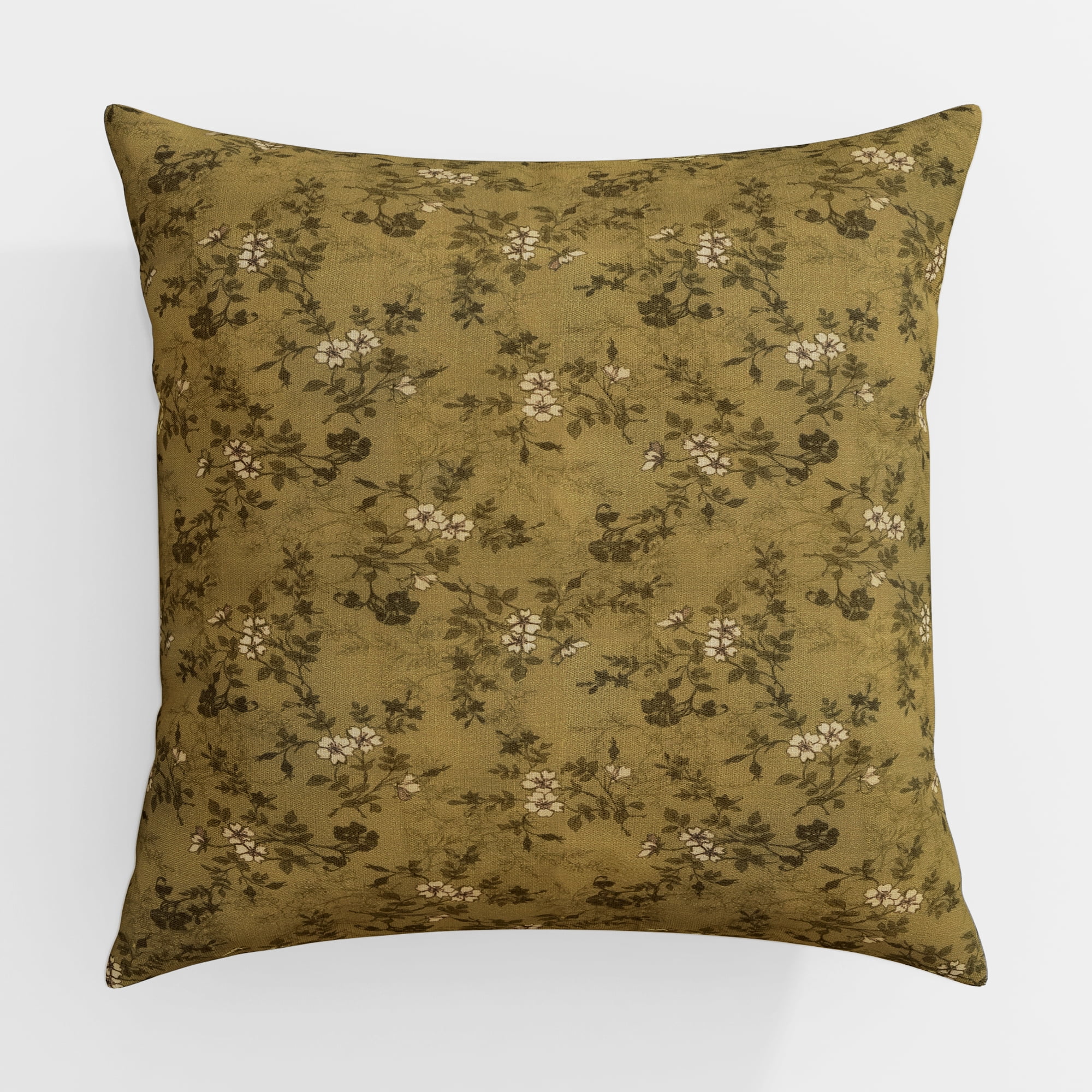 TWOPAGES 24"x24" Print Linen Blend Pillow Cover Pillow Cases Couch Pillows, Set of 1, Copper