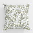 thumbnail image 1 of TWOPAGES 24"x24" Print Linen Blend Pillow Cover Pillow Cases Couch Pillows, Set of 1, Dove Grey, 1 of 4