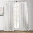 thumbnail image 1 of TWOPAGES 52 W X 84 L Inch Curtain Blackout Pinch Pleated Light Blocking Drape for Living Room, 1 Panel, Ivory White, 1 of 5