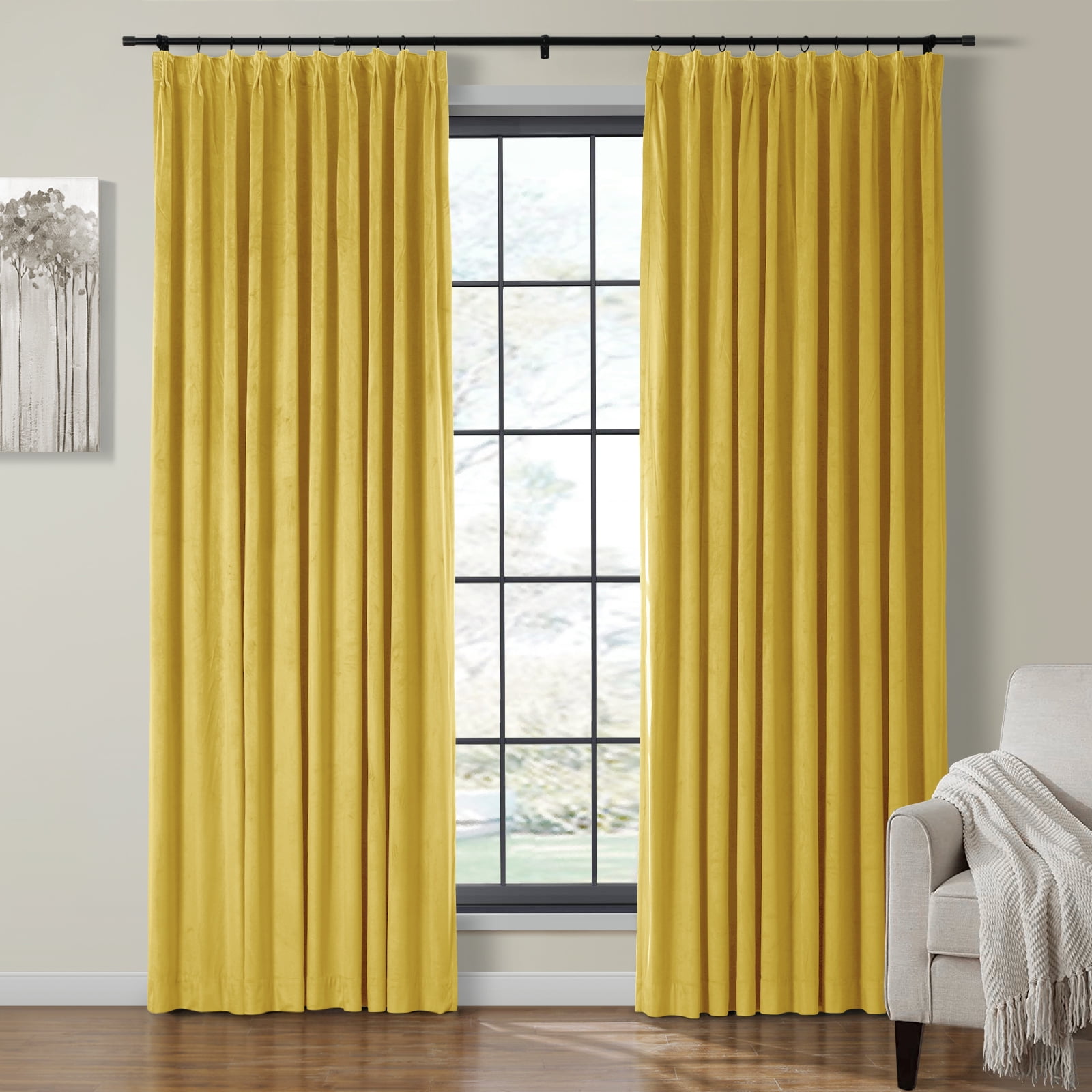Marigold by Schumacher Café Curtain Panel – Wheaton Whaley Home