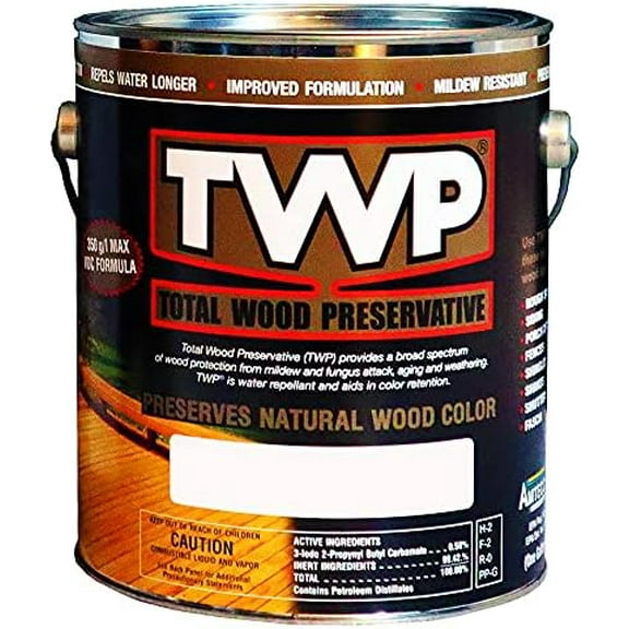 TWP 1501 Redwood Low VOC Wood Preservation Stain - Eco-Friendly, Long-Lasting Protection, UV & Water Resistant, Easy to Apply - 1 Gallon$$Tools & Hardware Other