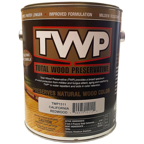 TWP 1511 California Redwood Low Voc Preserv Stain gal