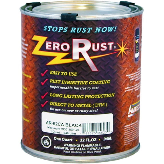 Zero-Rust, Rust Inhibitive Coating, 32 fl oz, Black - Walmart.com