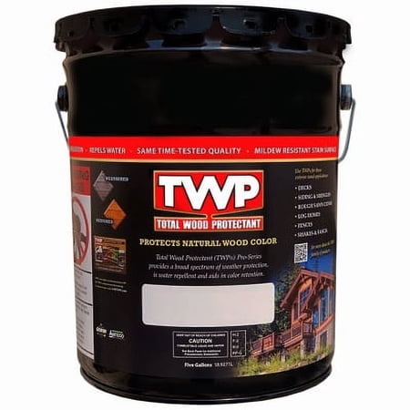 TWP TWP102-5 100 Series -102-5 Wood Preservative, Redwood, Liquid, 5 gal, Can
