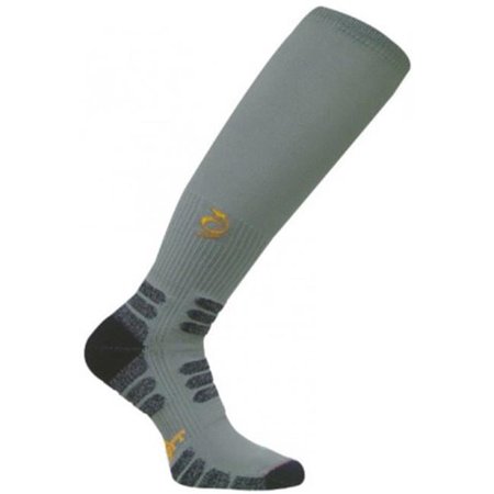 TWS 1000 Patented Graduated Compression Extra Cushion OTC Socks, Grey - Small
