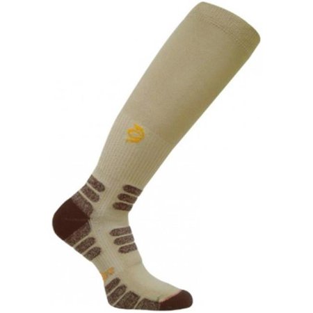 TWS 1000 Patented Graduated Compression Extra Cushion OTC Socks, Khaki - Small