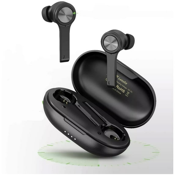 TWS Bluetooth Earphones True Wireless Stereo Earbuds w Mic P9G for ASUS Google Nexus 2 7, ZenFone 6 - Barnes & Noble NOOK HD Plus Color - Blackberry Key2 LE - BLU G9, Vivo XI - CAT S48c