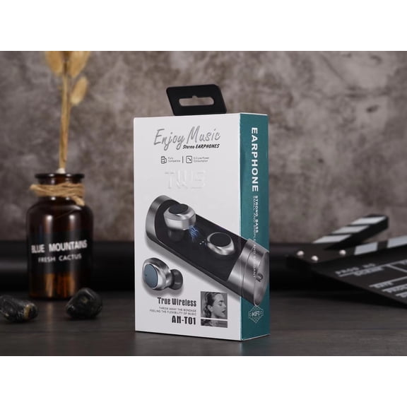 TWS Bluetooth Headset Wireless Binaural Movement