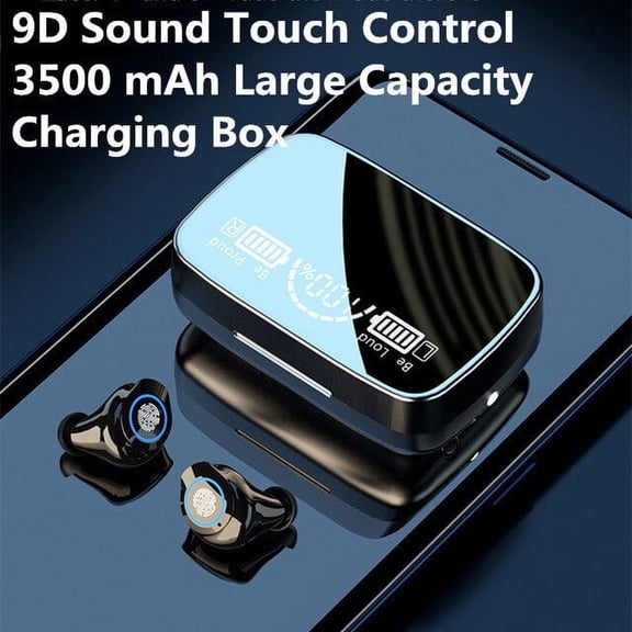 TWS Bluetooth compatible Earphones Wireless Headphone 3500mAh Charging Box Waterproof Earbuds Stereo Sports Headsets With Mic