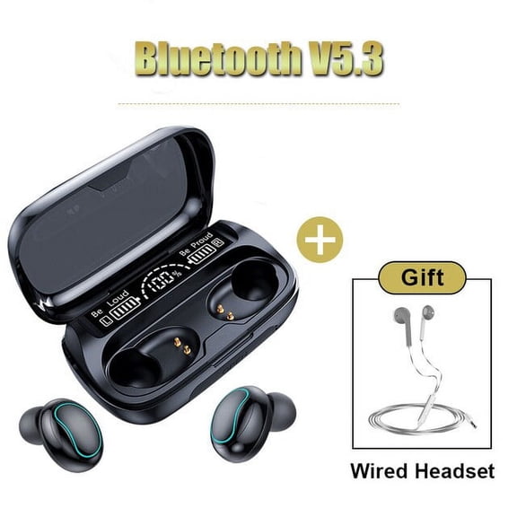 TWS Headphone Bluetooth 5.3 Wireless Touch Control Earbuds Stereo Sports Earhook Earphone With HD Microphone