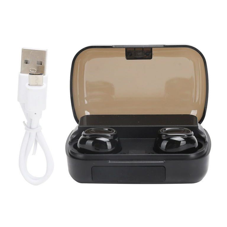TWS M1 Bluetooth 5.1 Wireless Headset Digital Mini Earphone Earbuds with LED Display ScreenBlack Walmart