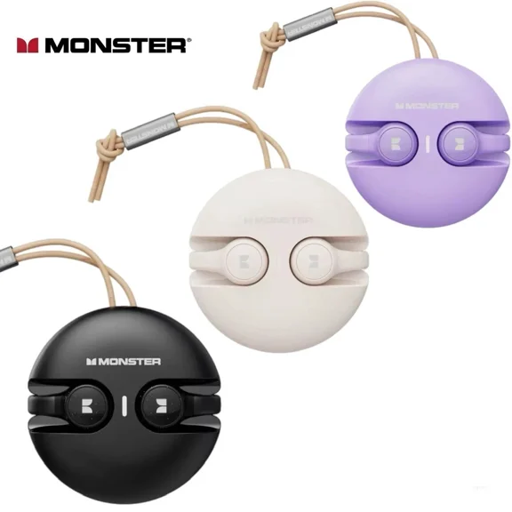 TWS MONSTER EarClip AIRMARS 22Hrs Play, Wireless BT 5.3 Earbuds Stereo, HD Call