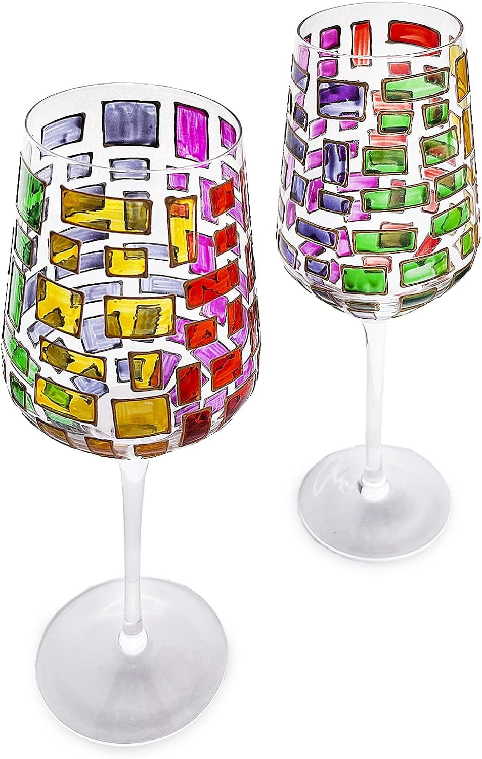 kate spade wine glasses polka dot Christmas Dottie All Purpose Wine Glass Borosilicate Multi 3.35x7.08 in main image 1