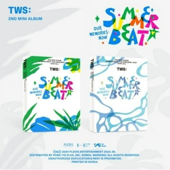 TWS - Summer Beat! - Random Cover - incl. 116pg Photobook, Zipper Pouch, Paper Sachet, Message, Sticker Pack, Slide Film, Photocard + Frame - Music & Performance - CD