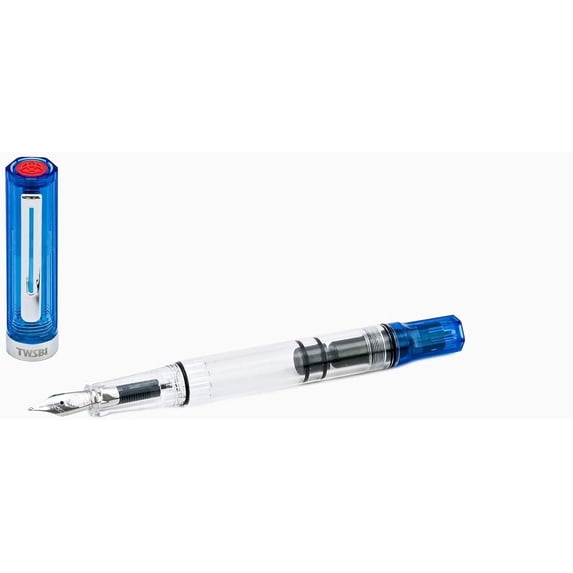 TWSBI ECO Transparent Blue Fountain Pen M nib