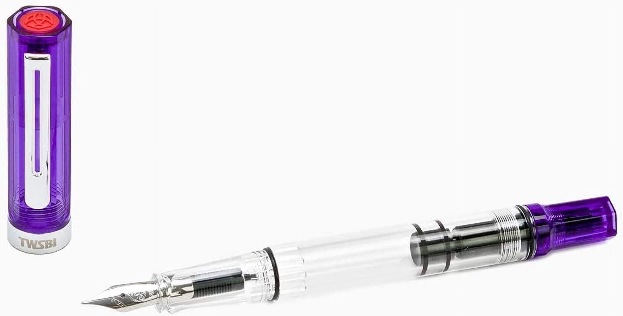 TWSBI ECO Transparent Purple Fountain Pen B nib