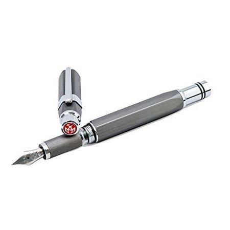 TWSBI Precision GunMetal Fountain Pen, Stub1.1