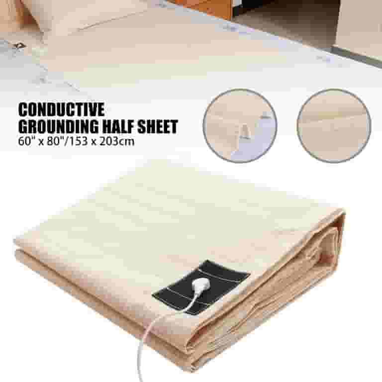 Earthing Grounding Bed Sheet + Tester | 200cmx150cm | Goes Under Bed Sheet - Foto 13
