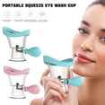 thumbnail image 1 of TWSOUL Silicone Transparent Eye Wash Cup,Eye Wash Bath Kit,for Effective Eye Cleansing and Relieve Dry Eyes,Portable Squeeze Eye Cleaning Cup Can Use with Eye Wash Solution, 1 of 11