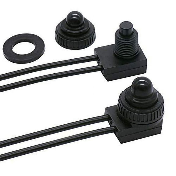 TWTADE Waterproof RV Push Button Switch Automotive Specialty Parts, 2 Piece