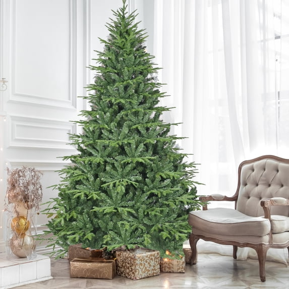 Tree Standie TWWFKK Artificial Christmas Tree, PE & PVC Mixed Tips, Full Dense Tree ...