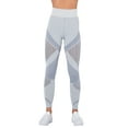 thumbnail image 1 of TWZH Women Color Block Net Hollow Out High Waist Elastic Leggings Yoga Pants, 1 of 6