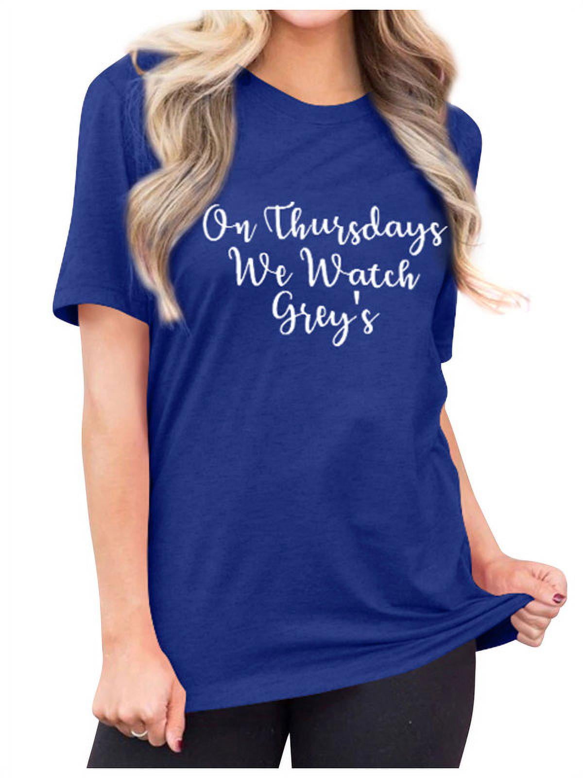On Thursday We Watch Greys T Shirt Tee On Thursday We Watch Greys T Shirt Tee