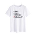 thumbnail image 1 of TWZH Women Single Taken Complicated Entanglement Print Short Sleeve T-Shirt, 1 of 5