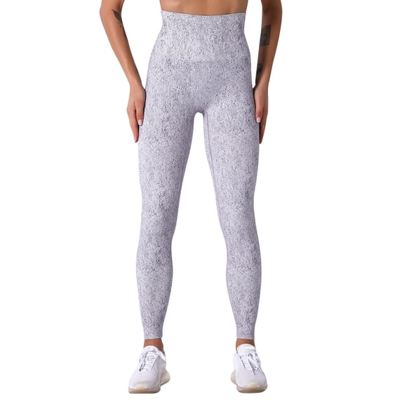 TWZH Women Solid Color High Waist Elastic Hip Lifting Leggings Pants Bottoms