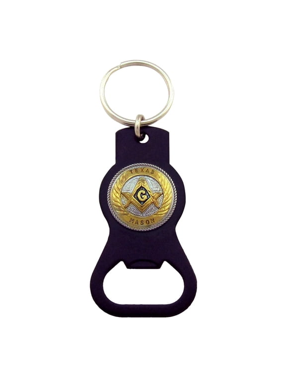 TX Masonic Key Chain Beer Soda Bottle Opener Freemason Gift