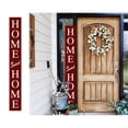 thumbnail image 1 of TX USA 72in Burgundy Home Sweet Home Sign  Rustic Wood Front Door Decor  Farmhouse Porch Sign Decorations  Patio Decor  Wooden Decor, 1 of 6