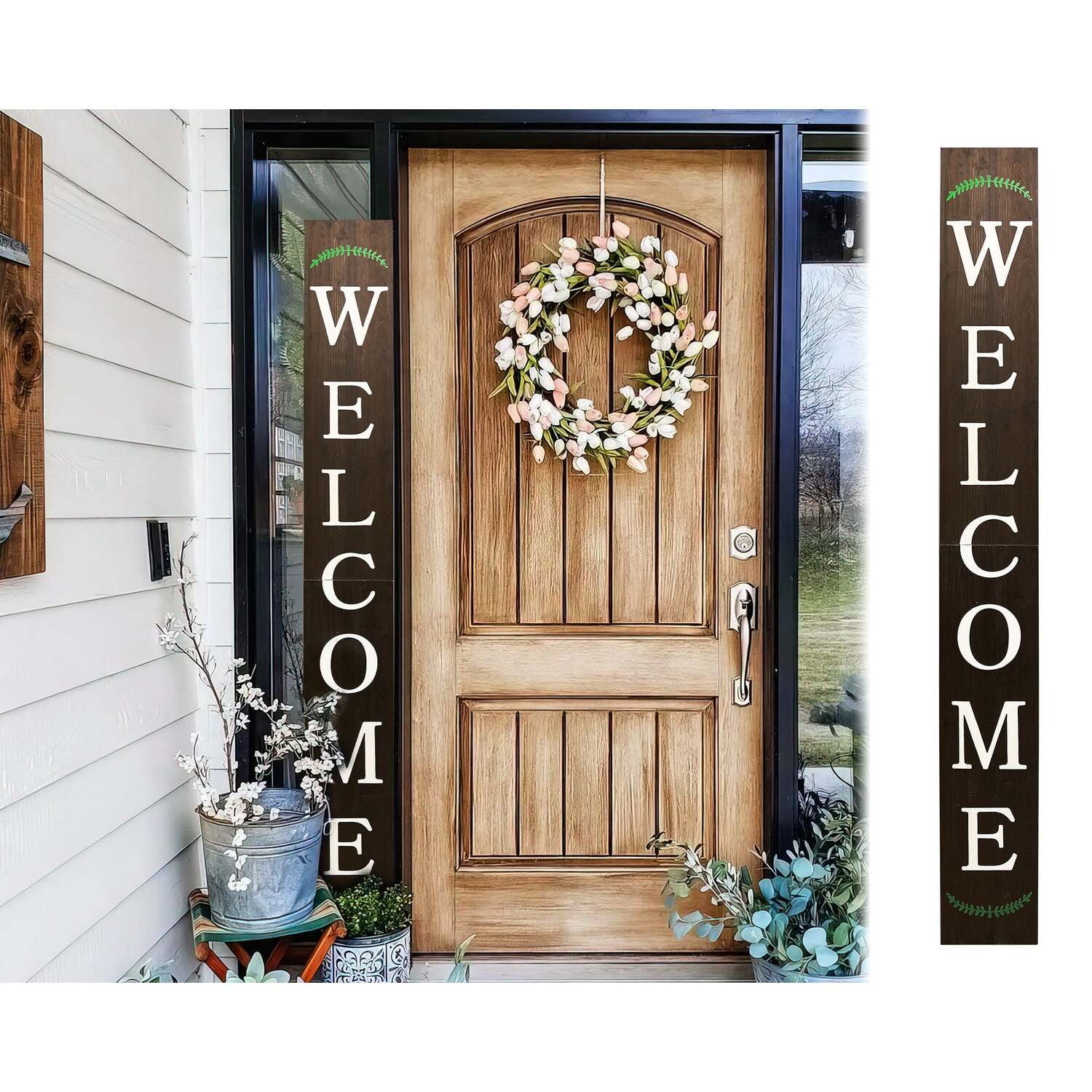Tall Welcome Signs For Front Door