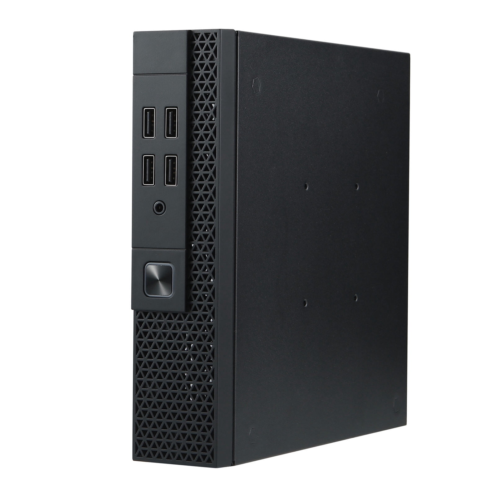 TX07 ITX HTPC Computer Case Desktop Case with 4 USB Port Industrial Control for Home Theater PC Gaming
