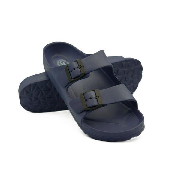 TX102 Men’s Sandals – Arch Support Slide Sandals with Adjustable Buckle Straps | Soft Cushioned Footbed, Non-Slip Sole, Open Toe Comfort for Indoor, Outdoor & Everyday Use