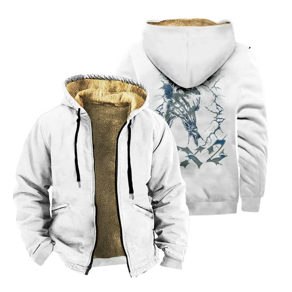 TX2 Lighting Zipper Hoodies Jacket Women Men Long Sleeve Streetwear Coat
