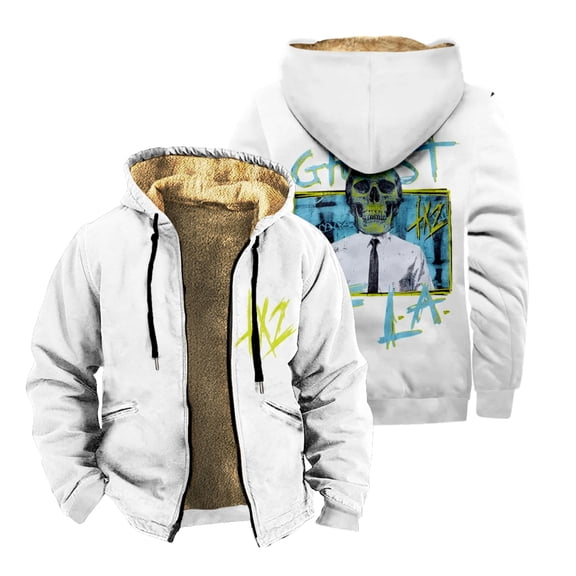 TX2 Skull Merch Zipper Hoodies Jacket Women Men Long Sleeve Streetwear Coat