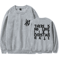 thumbnail image 1 of TX2 There is No Love Crewneck Sweatshirt Merch Casual Sweatshirt Unisex Clothing, 1 of 2