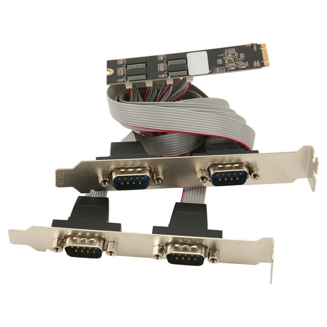TXB179 M.2 to 4 Port RS232 Serial Card Adapter High Speed 4 Port RS232 Serial Controller Card