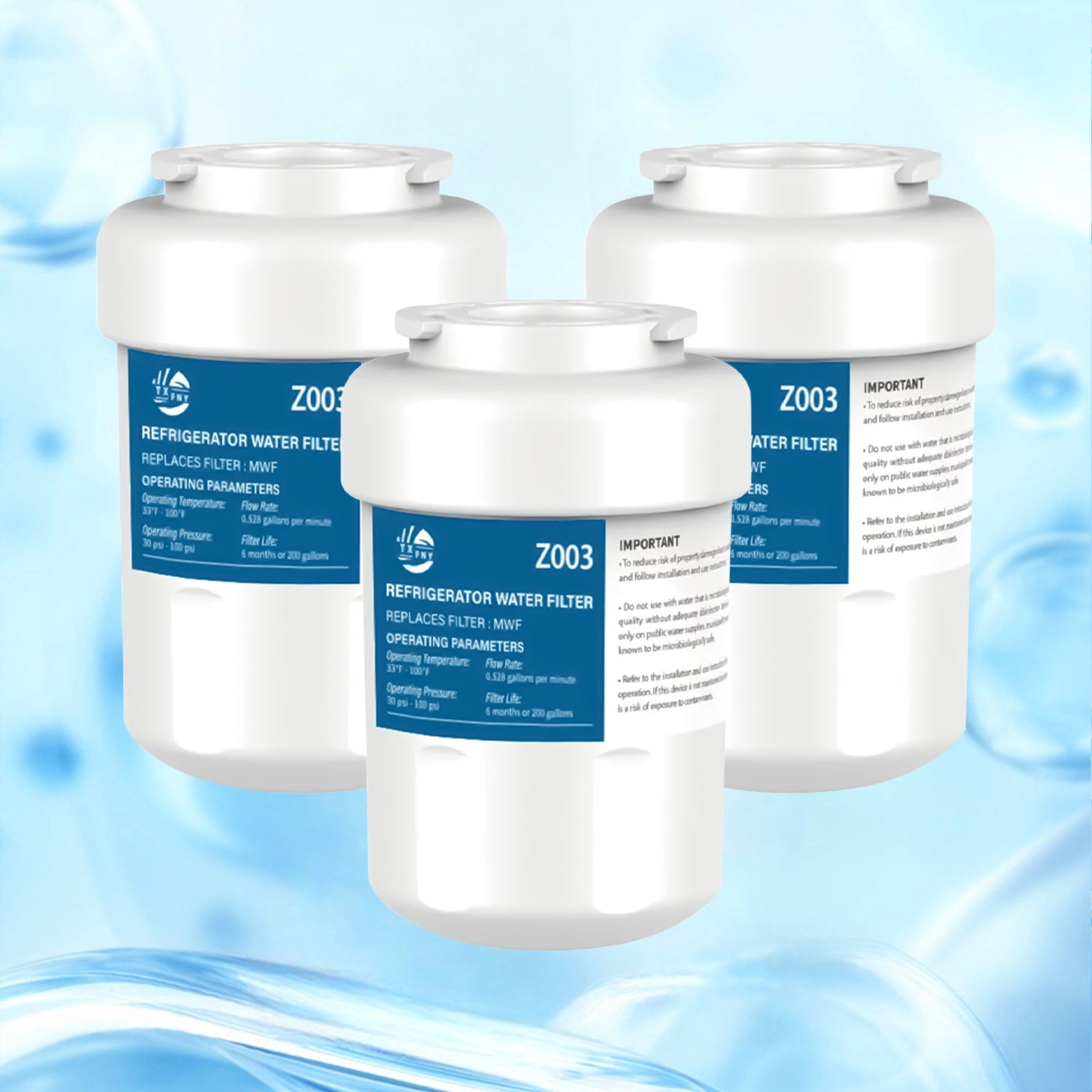 mabe 水フィルター MSWF XWF 2個セット Waterdrop XWF NSF Certified