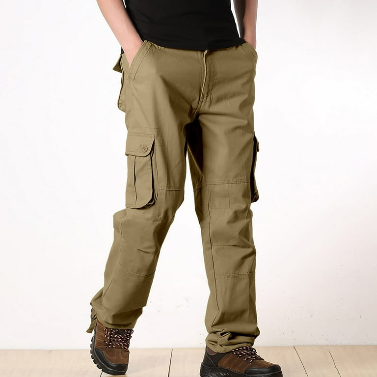 TXGREN Cargo Pants for Men Men's Work Pants Hiking Cargo Pants Six