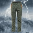 thumbnail image 1 of TXGREN Pants for Women Trendy Women's Pants Women's Outdoor Sports Quick Drying Windproof and Rainproof Mountain Climbing Quick Drying Pants Pants for Women Work Casual Army Green+L, 1 of 3